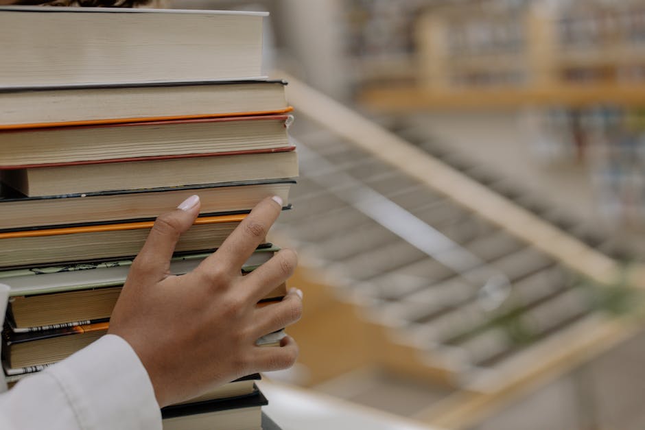 Pila di libri e letteratura